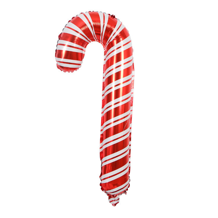 Candy cane and wrapped candy balloon set for Christmas parties by Festive Fun Co.
