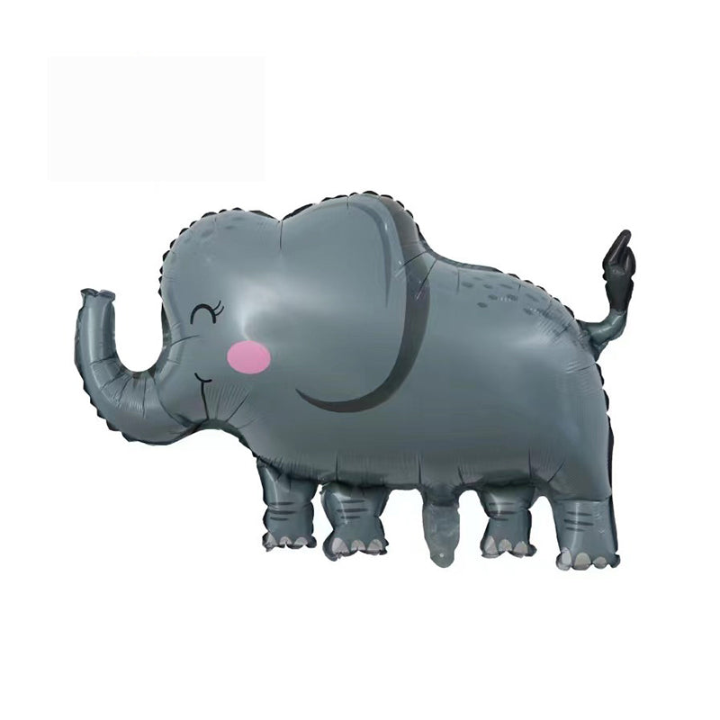 Gray elephant-shaped balloon for birthday